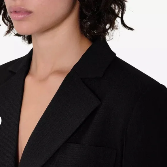 New Aligne Ferran Black tie waist jacket blazer sports coat workwear - Picture 4 of 9